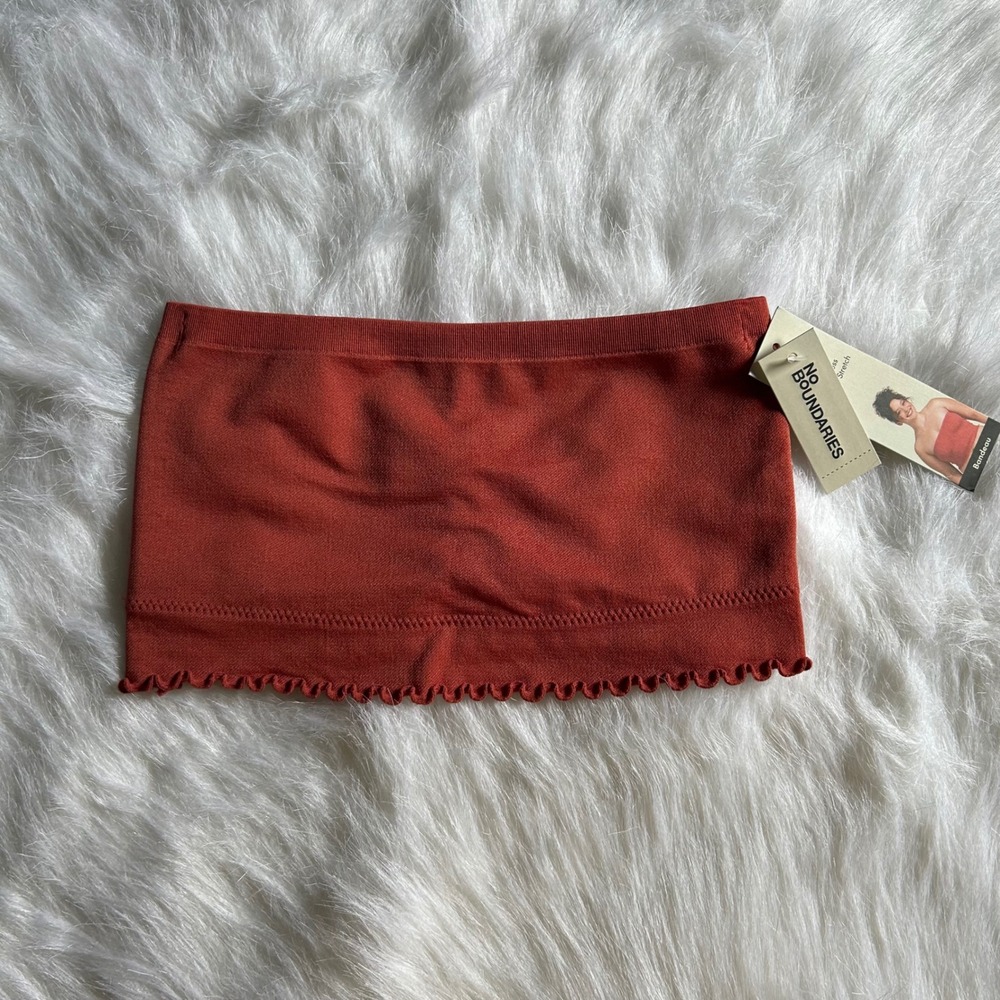 No Boundaries Seamless Wirefree Bandeau Women Size XS‎ Strapless Wireless Bra